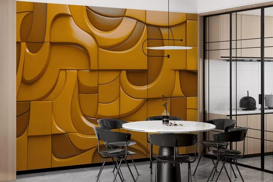 Шпалери Розпис рельєфної стіни w04321