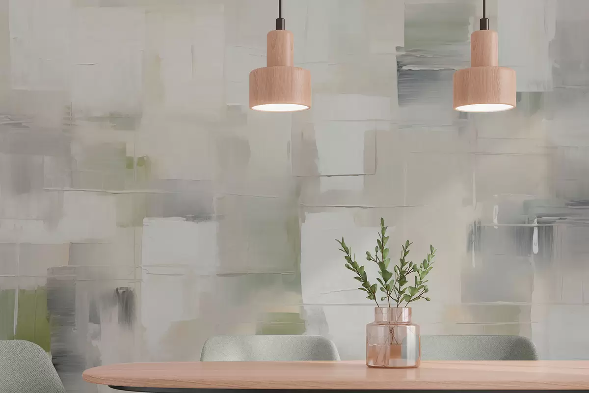 Шпалери Абстрактна імітація мазків пензля w04354