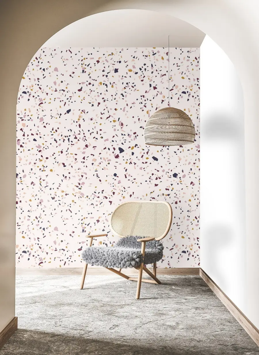 Шпалери Ефект кольорової крихти, стиль Бохо u71766