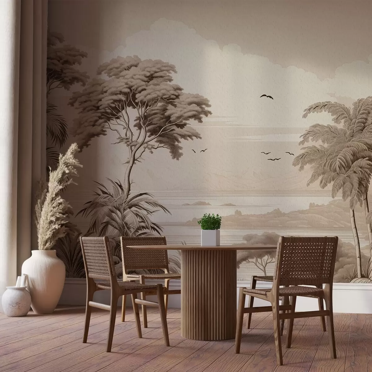 Шпалери Дерева на горизонті w04363