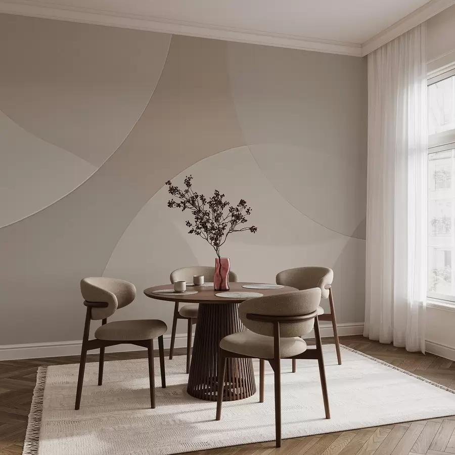 Шпалери Абстрактні кола w04439