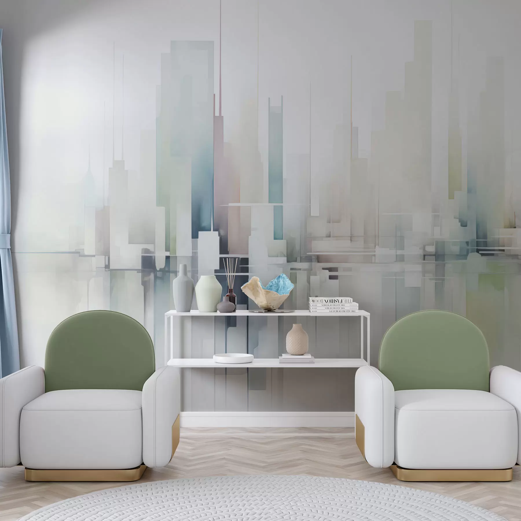 Шпалери Абстрактне місто w04488