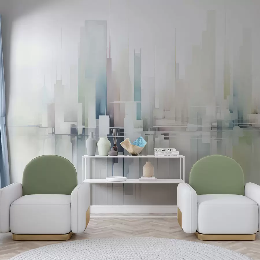 Шпалери Абстрактне місто w04488