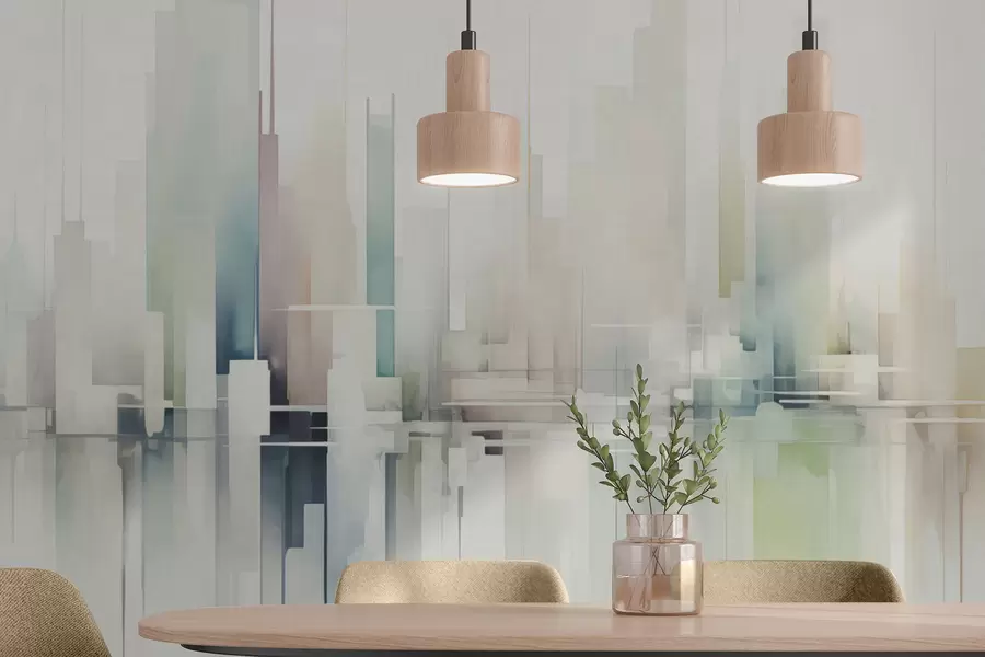 Шпалери Абстрактне місто w04488