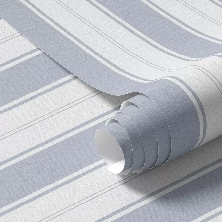Шпалери Версія з повторюваними смужками в сіро-блакитних тонах a00517