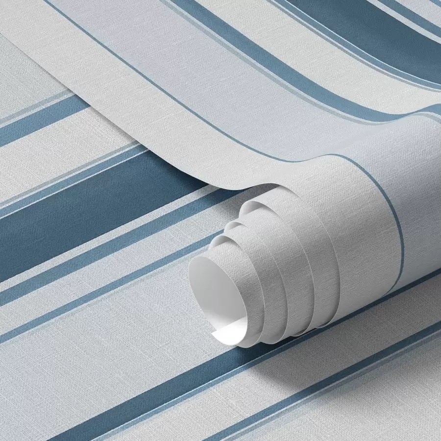 Шпалери Багато вертикальних смуг у бірюзовому та синьому кольорах a00529