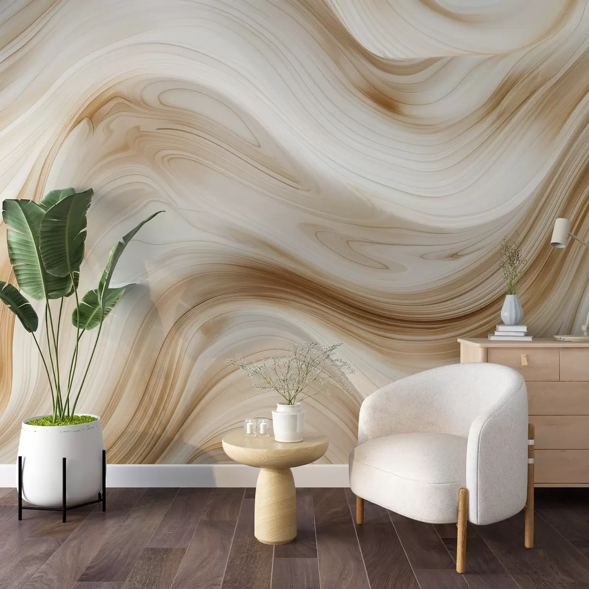 Шпалери Абстрактні лінії w04513