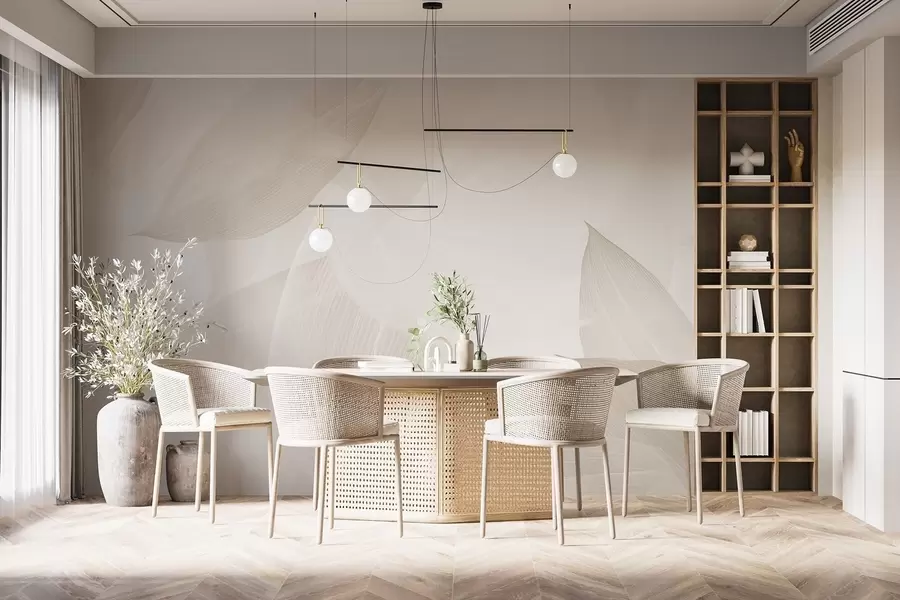 Шпалери Гострі листя w04517v1