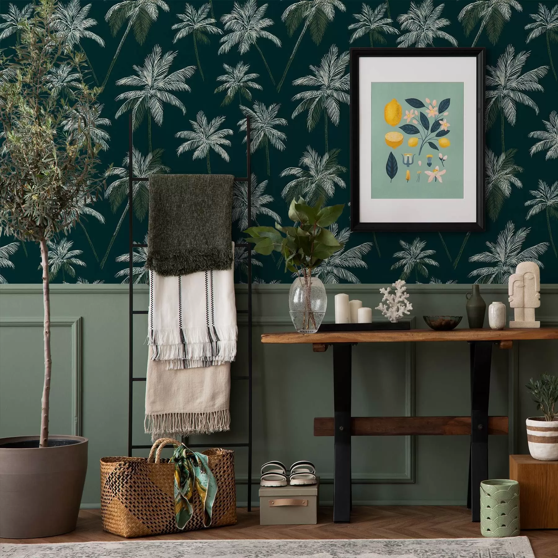 Шпалери пальмові дерева a00535