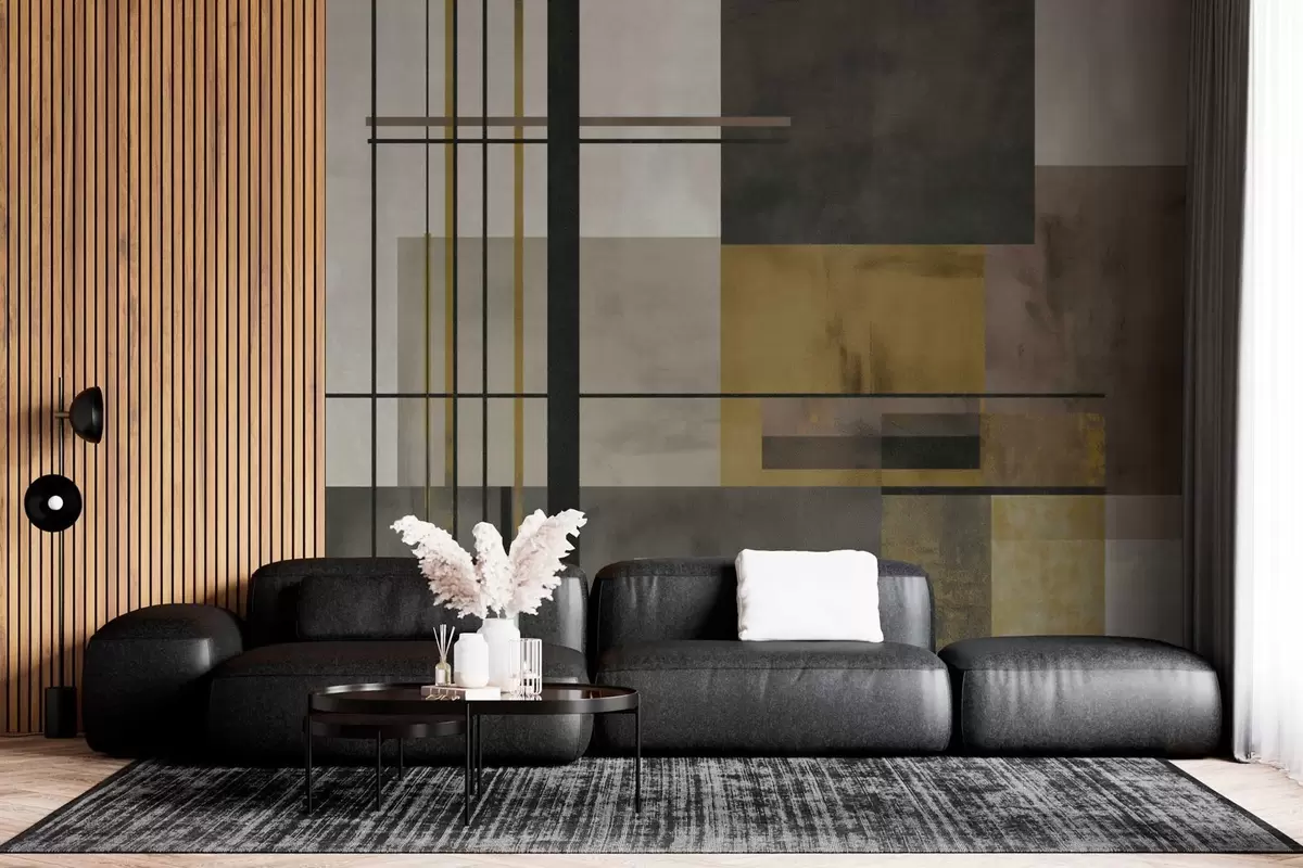 Шпалери абстрактна геометрія w04502