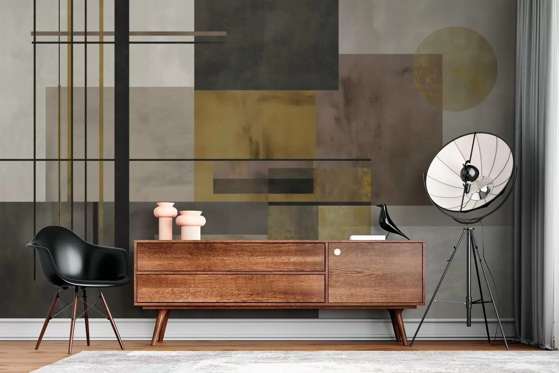 Шпалери абстрактна геометрія w04502