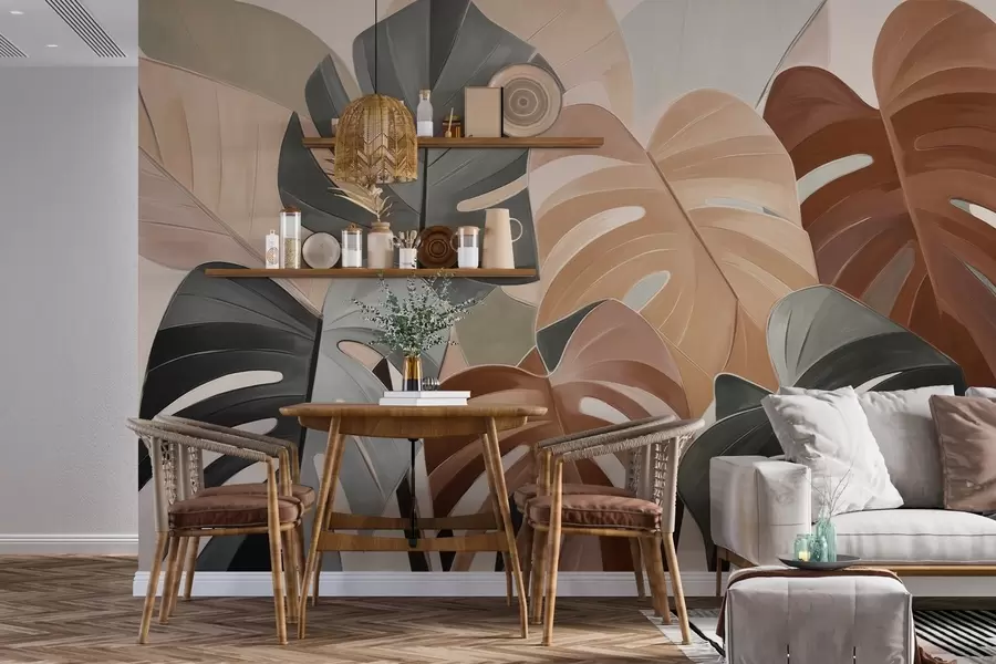 Шпалери Листяний ритм w04568v2