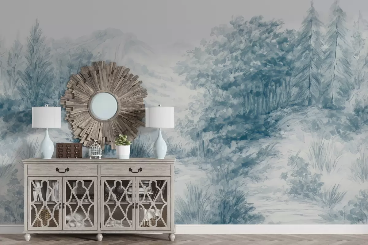 Шпалери Кольорові контури w04572