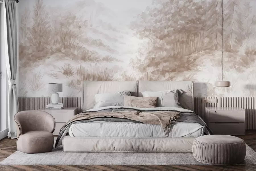 Шпалери Кольорові контури w04572v1