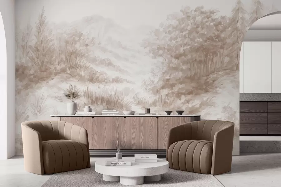 Шпалери Кольорові контури w04572v1