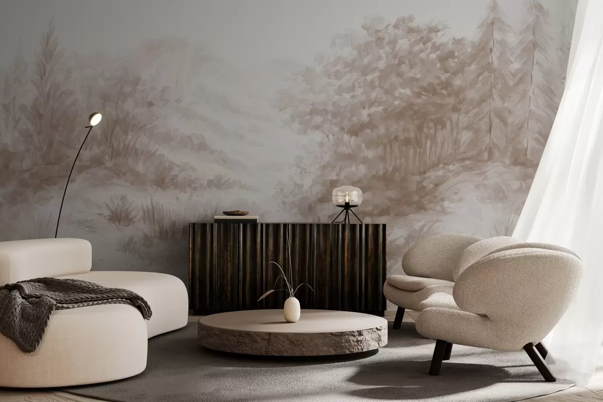 Шпалери Кольорові контури w04572v1