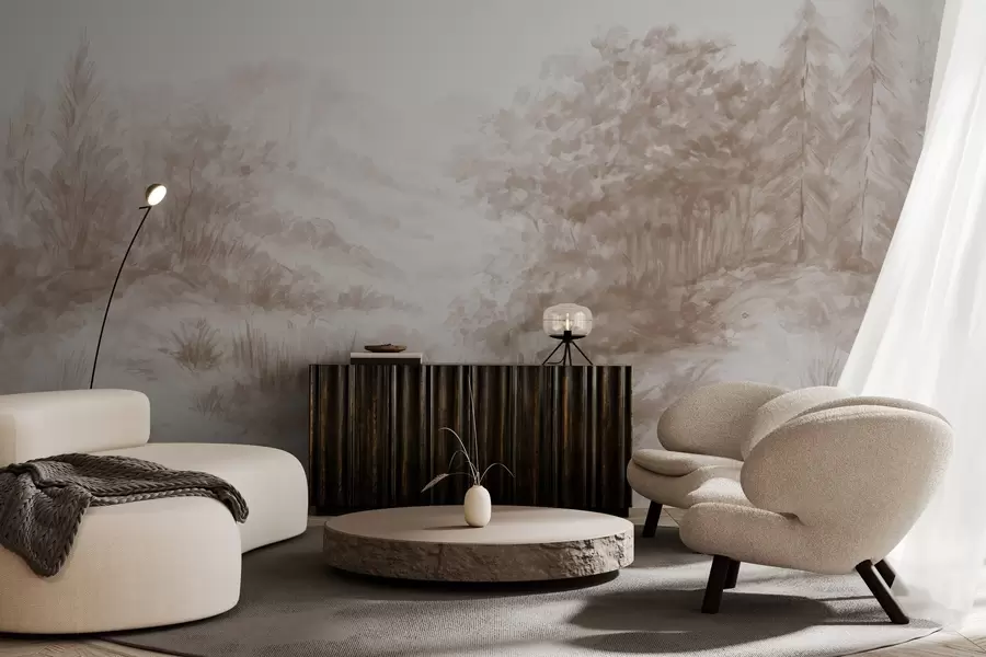 Шпалери Кольорові контури w04572v1