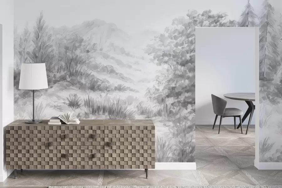 Шпалери Кольорові контури w04572v2