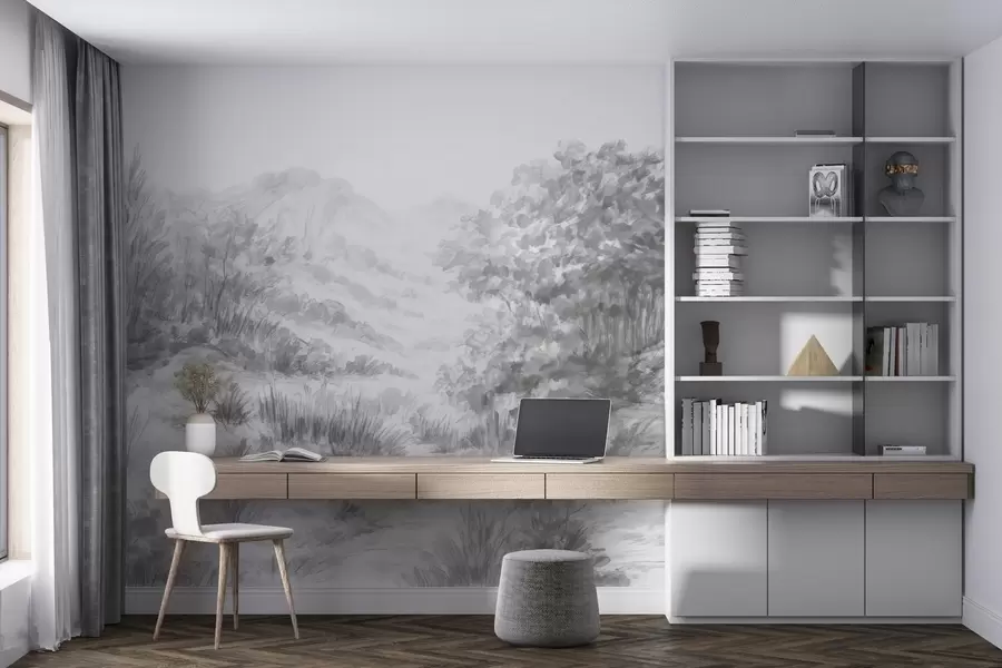 Шпалери Кольорові контури w04572v2