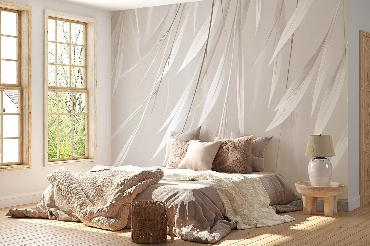 Шпалери Висячі тонкі листя w04703