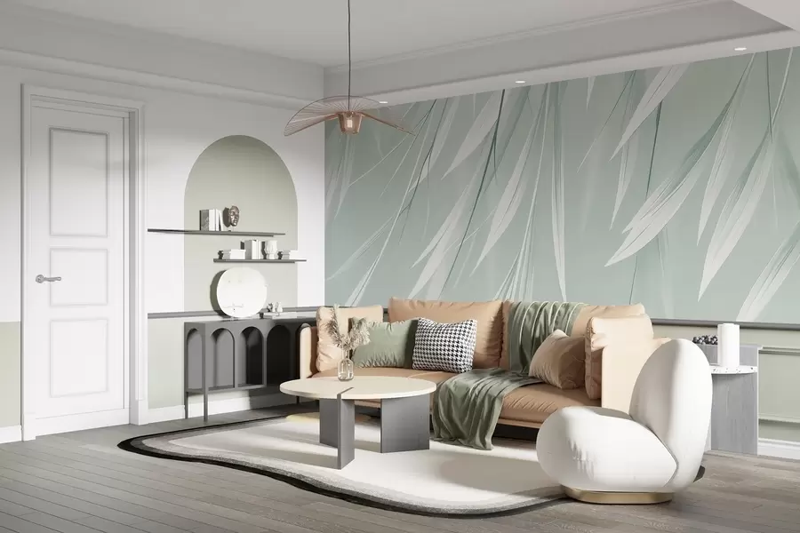 Шпалери Висячі тонкі листя w04703v1