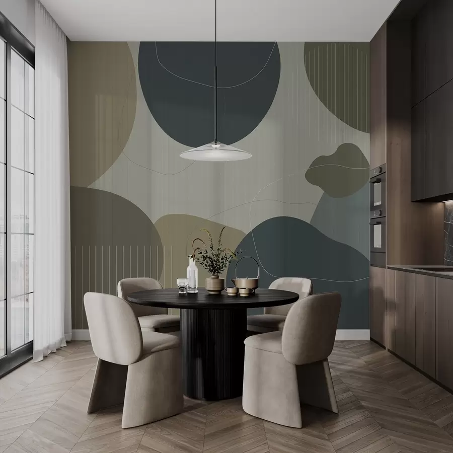 Шпалери Абстрактні кола w04759v2