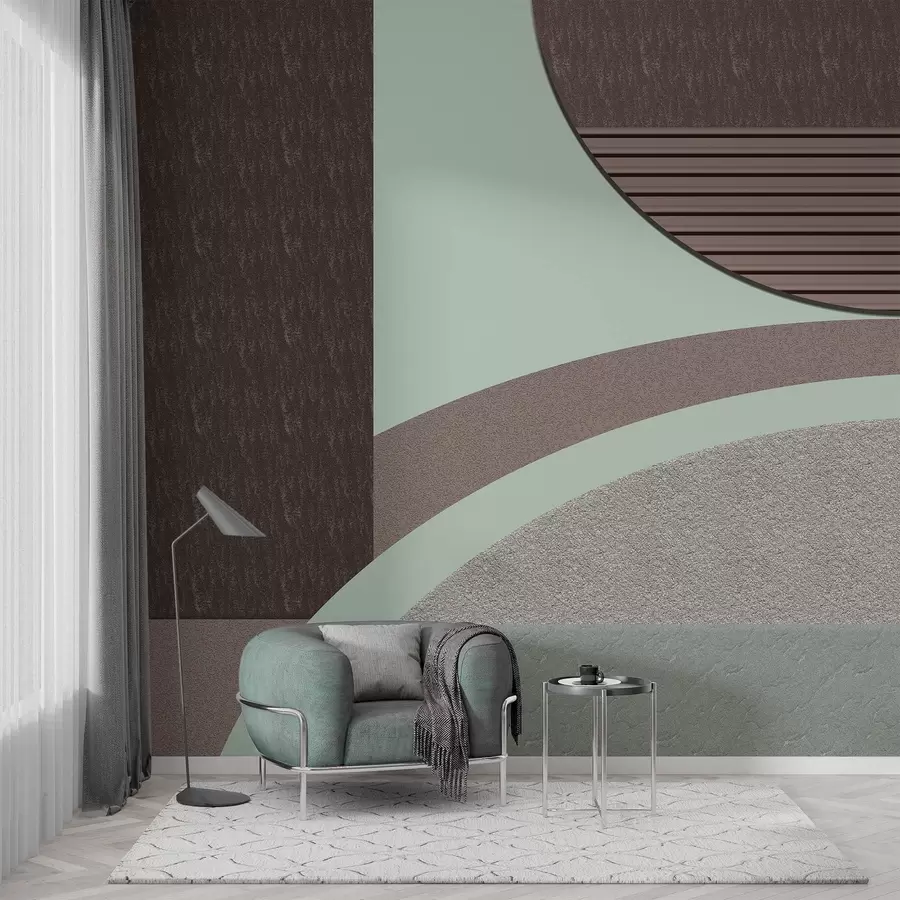 Шпалери абстрактна текстурована геометрія w04631