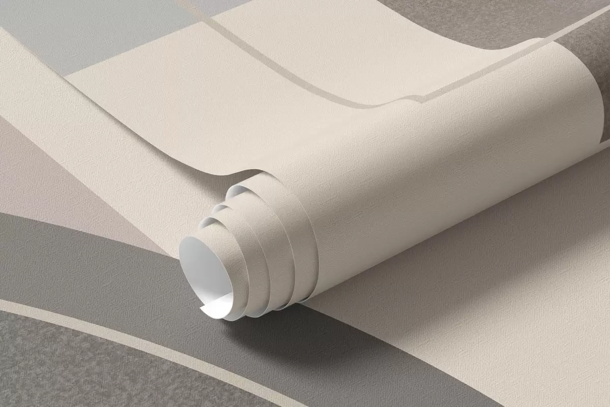 Шпалери сучасна геометрія в природних кольорах w04811