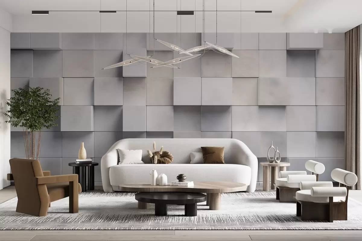 Шпалери Квадратні блоки w04806