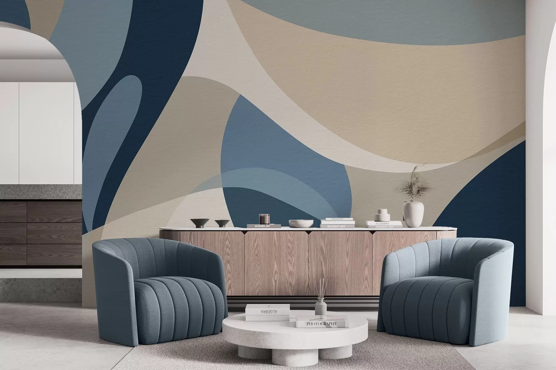 Шпалери Геометрична абстракція w04843