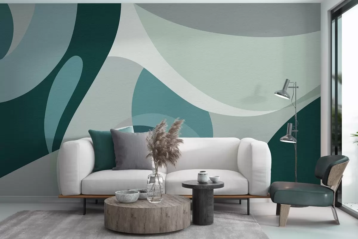 Шпалери Геометрична абстракція w04843v2