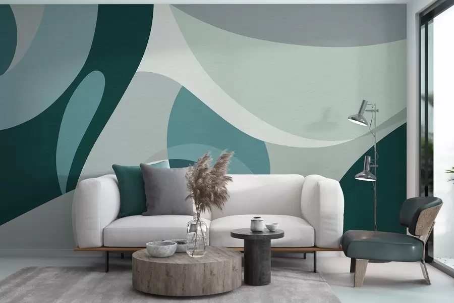 Шпалери Геометрична абстракція w04843v2