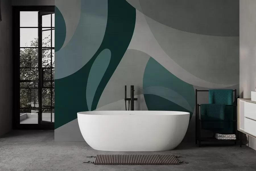 Шпалери Геометрична абстракція w04843v2