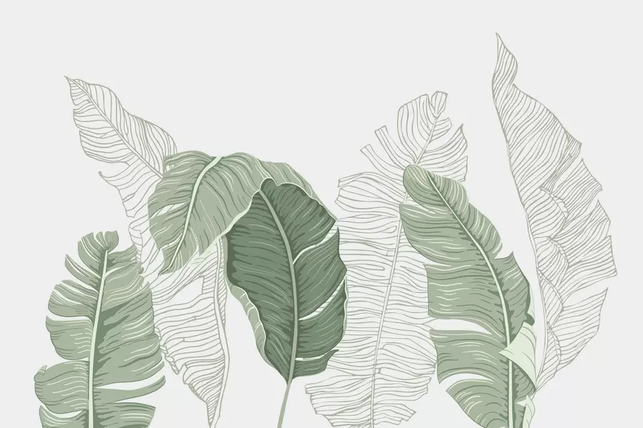 Шпалери Листя w04895