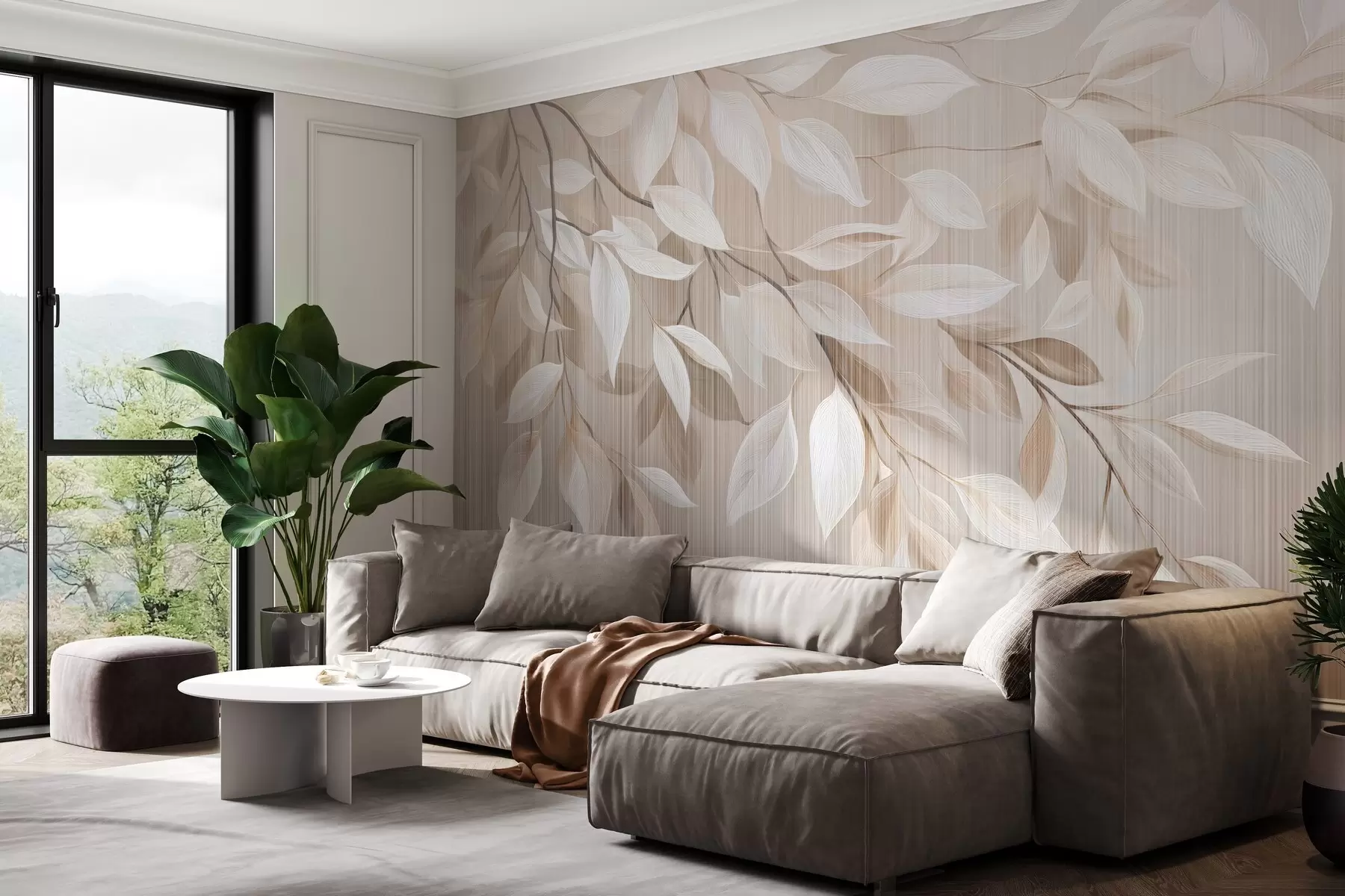 Шпалери Висяча гілка дерева w04903