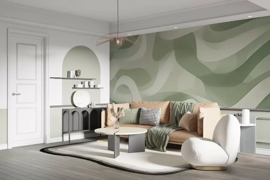 Шпалери Абстрактні хвилі w04888