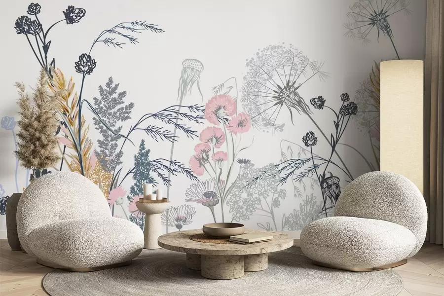 Шпалери Польові квіти w04943v2