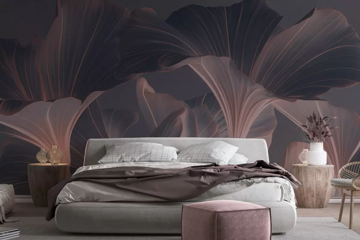 Шпалери Великі бутони w04947v2