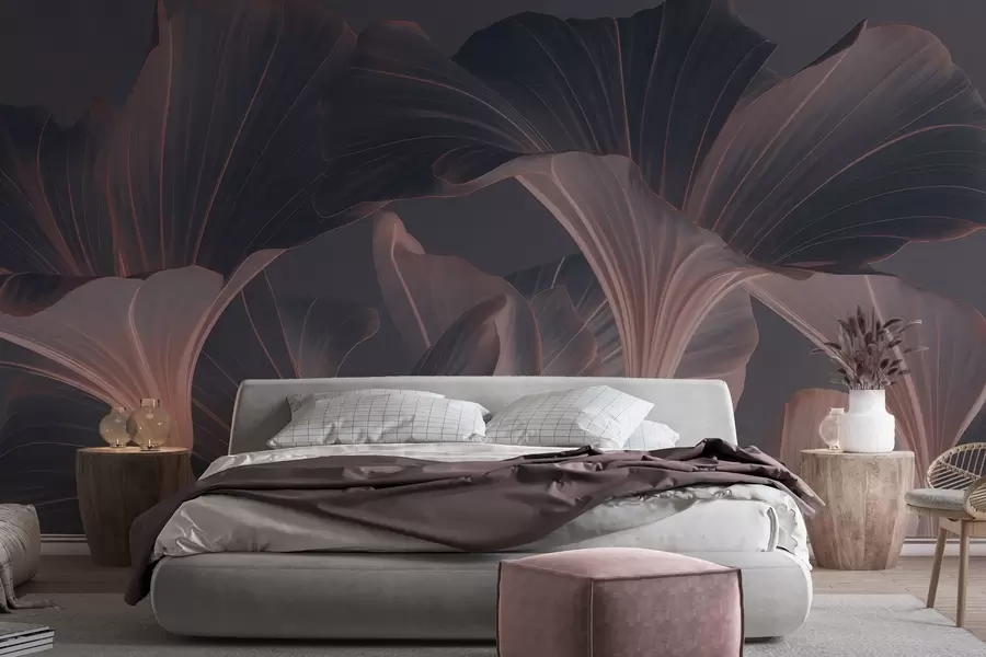 Шпалери Великі бутони w04947v2