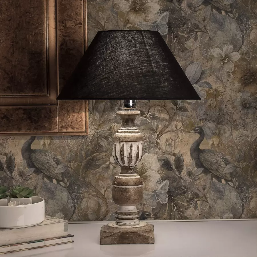 Шпалери Старовинний квітковий колаж з павичами та метеликами a00897