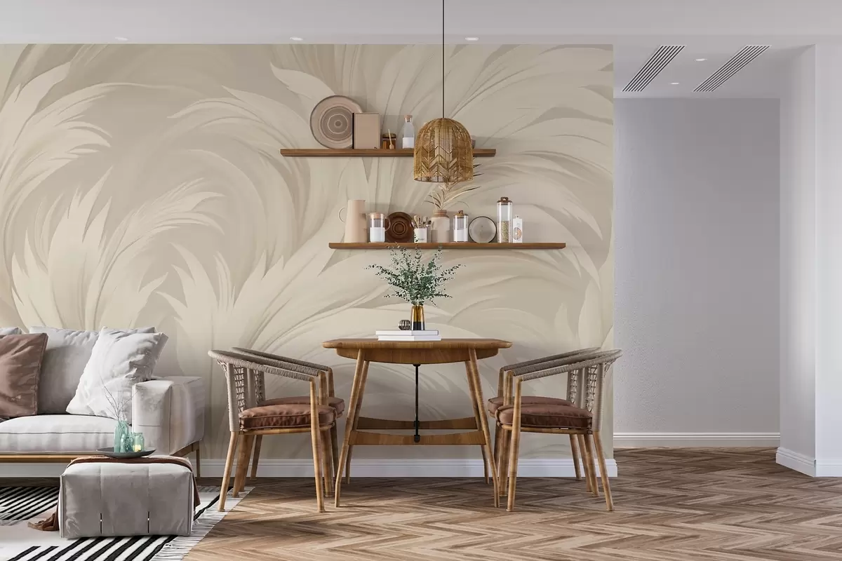 Шпалери Анотація листя w04987