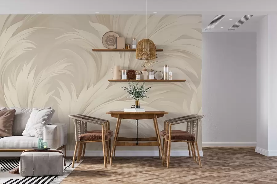 Шпалери Анотація листя w04987