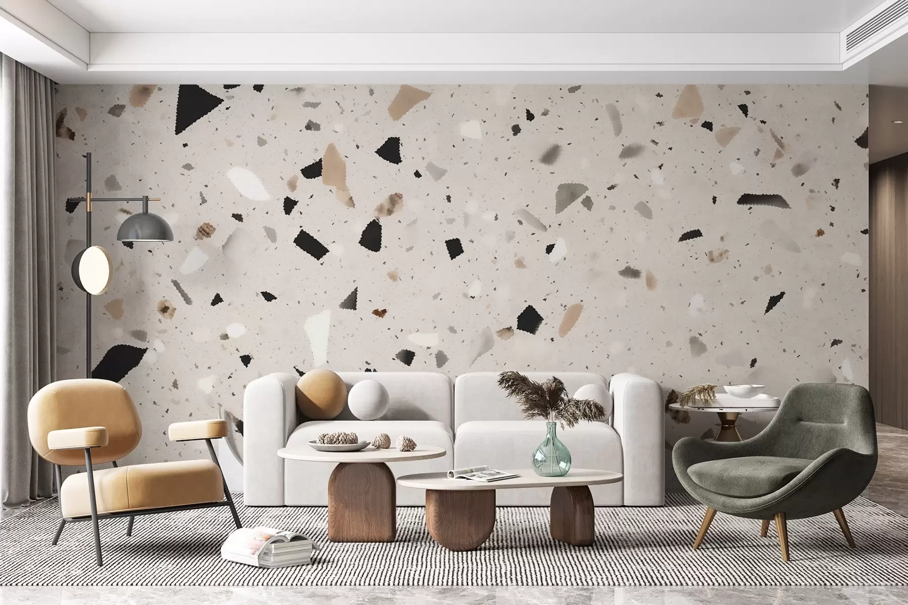 Шпалери Геометрична абстракція w04971