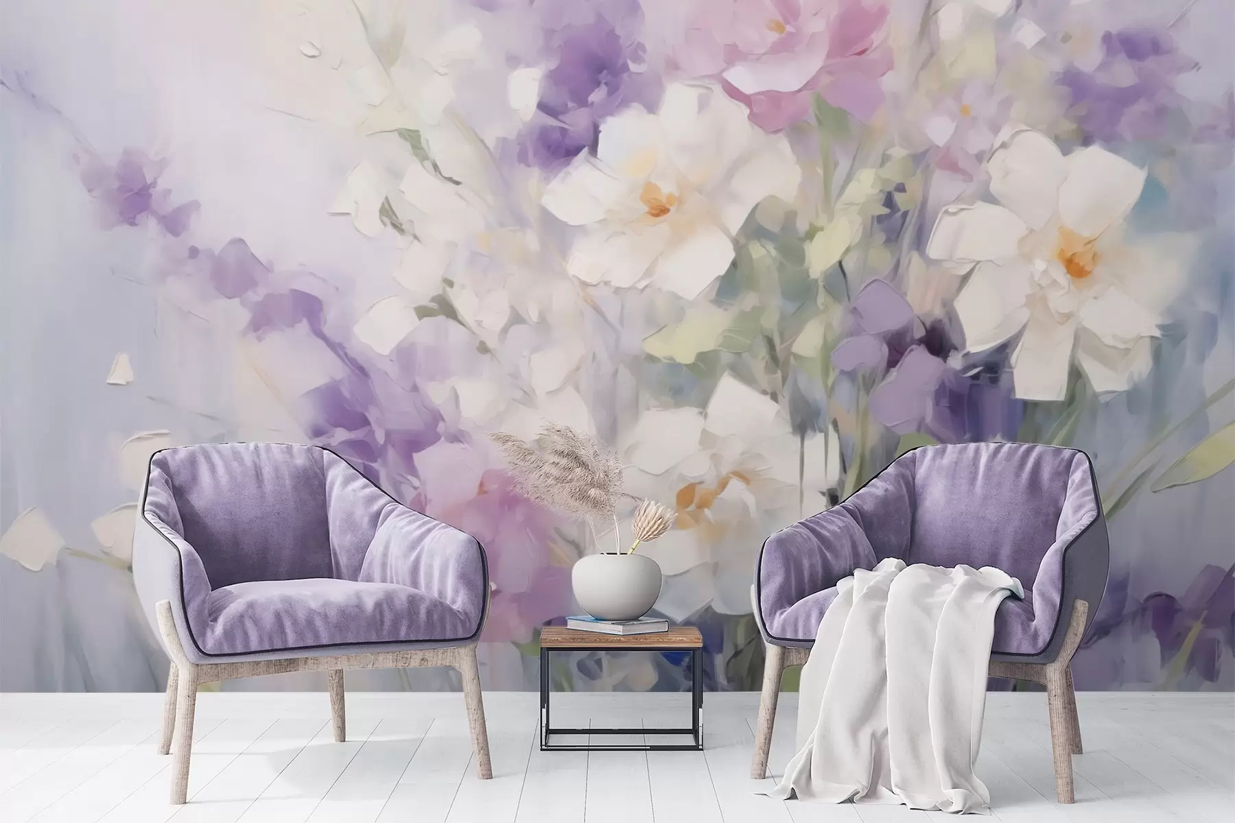 Шпалери Абстрактний букет квітів w09597