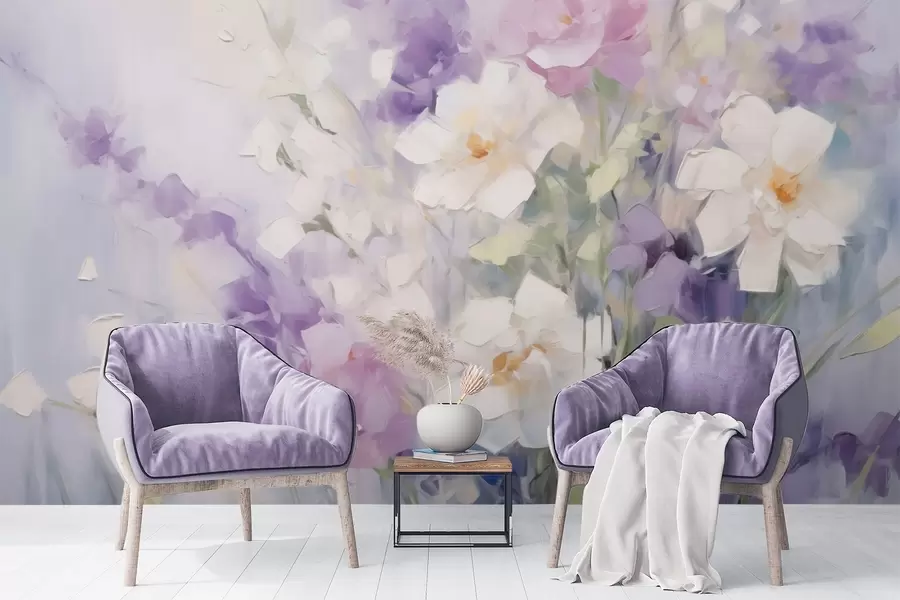 Шпалери Абстрактний букет квітів w09597