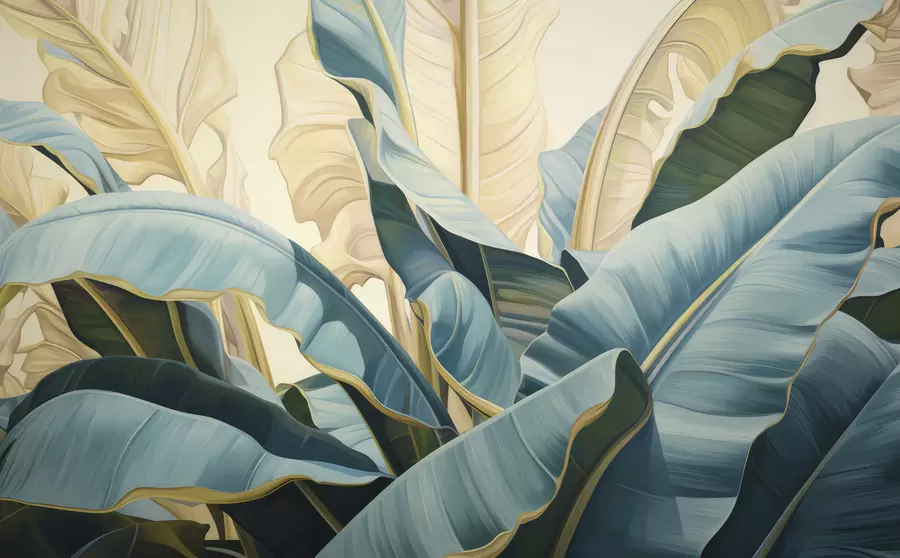 Шпалери Великі бананові листя w05005