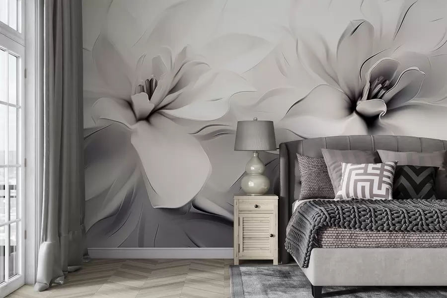 Шпалери Фантазійні квіти w04984v1