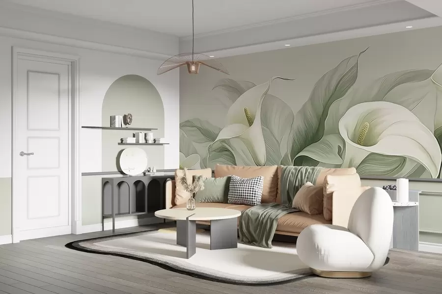 Шпалери Екзотичні квіти w05028