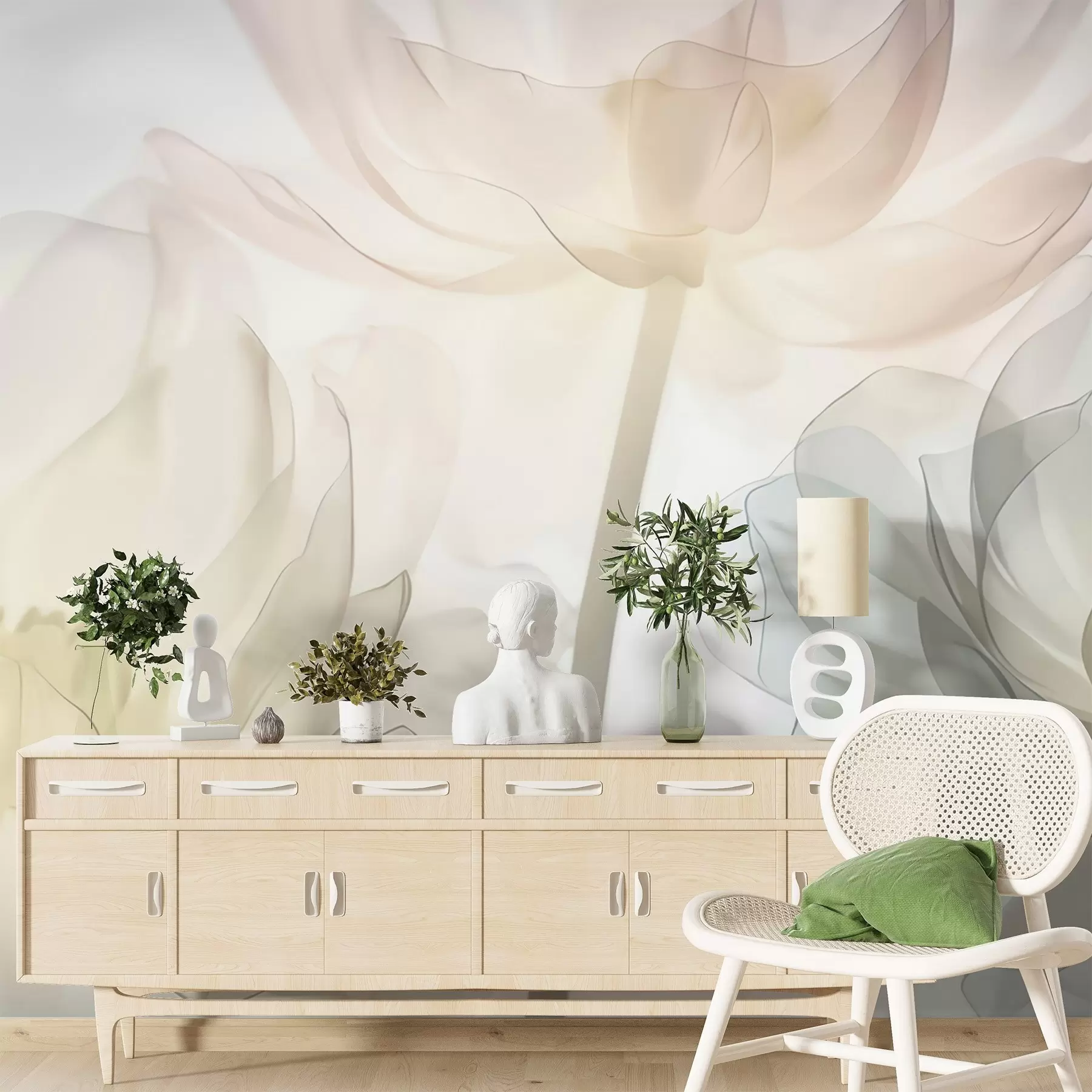 Шпалери Великі квіти w05030