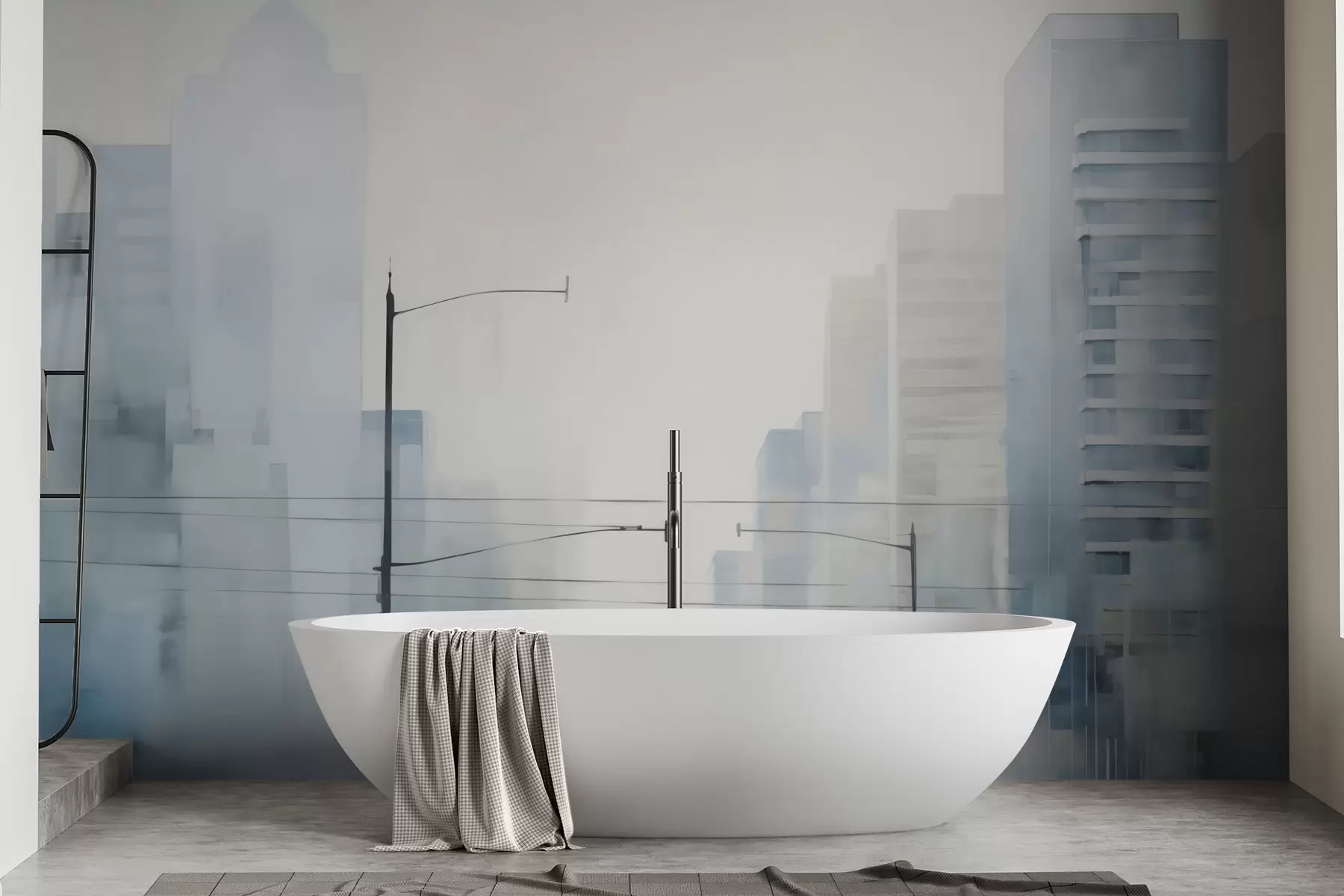 Шпалери Абстрактне місто w05074